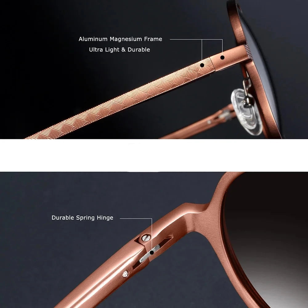 Round Luxury Retro Men Sunglasses