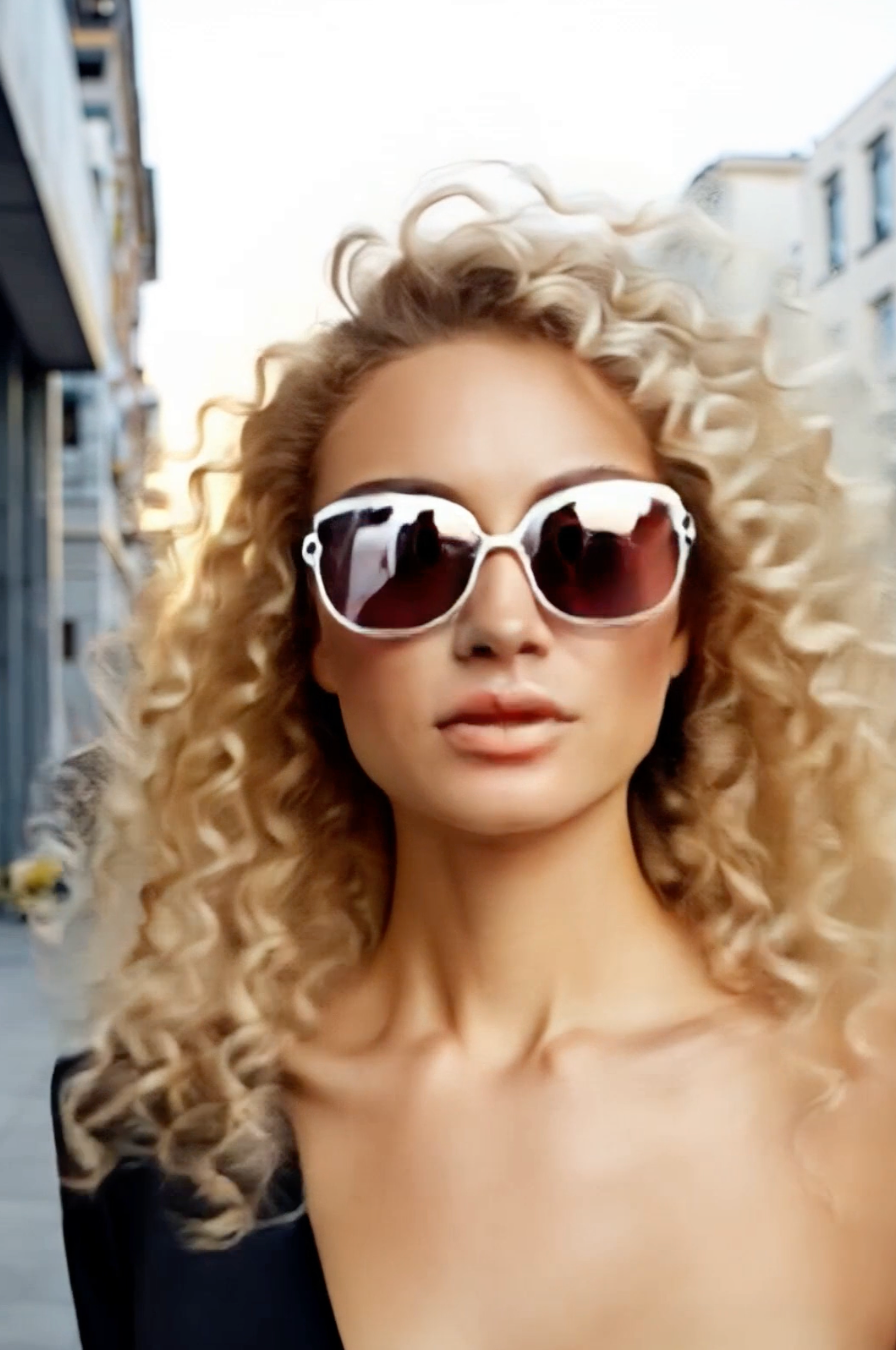 Fashion Oversized Gradient Polarized Lens Women Sunglasses