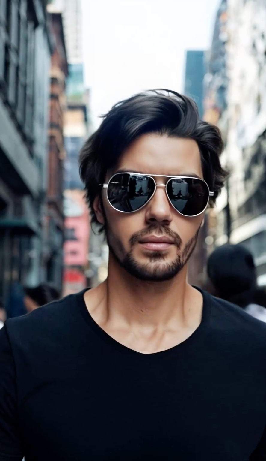 Aviator Polarized Fashion Men Light Frame Driver Sunglasses