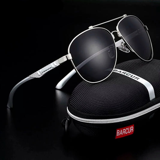 Stainless Steel Frame Polarized Men Sunglasses UV400