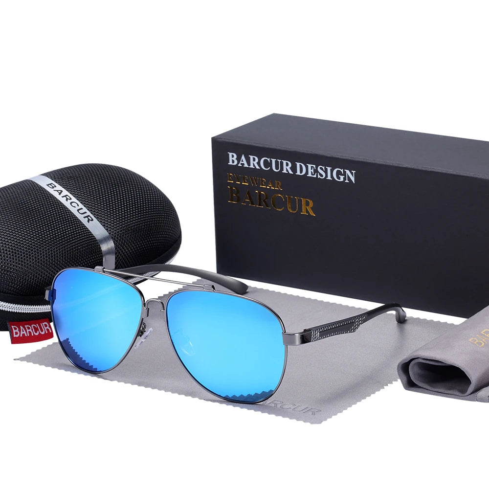 Stainless Steel Frame Polarized Men Sunglasses UV400